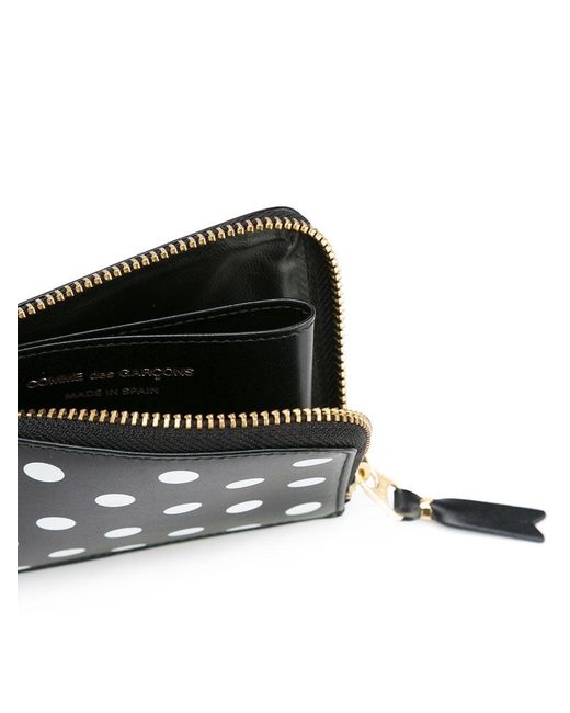 Comme des Garçons Black Wallet Dot Leather