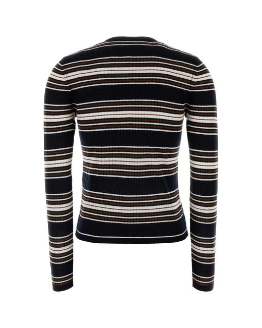 MM STUDIO Black Embroidered Silk Blend Piombo Cardigan
