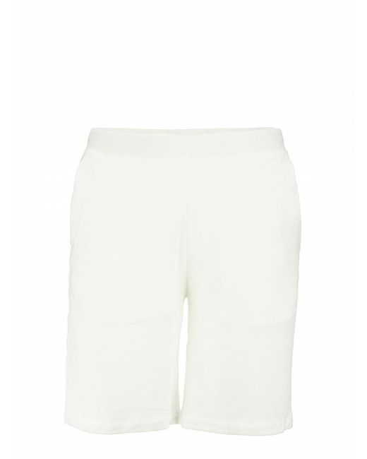 Majestic White Majestätische Baumwoll- und Modale Bermuda -Shorts