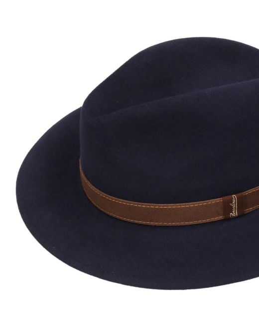 Borsalino Blue Hats for men