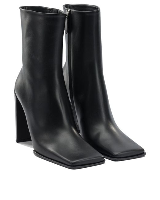 Alaïa Black Square 90Mm Ankle Boots