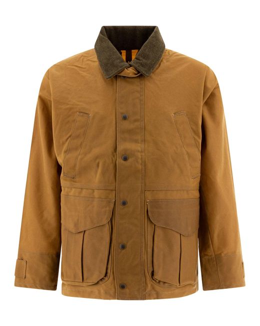 Filson Brown Tin Cloth Field Jackets for men