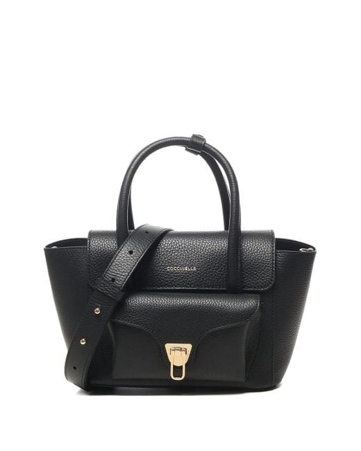 Borsa Con Battente di Coccinelle in Black