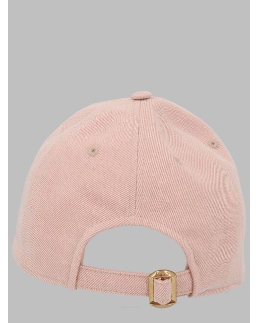 Chloé Pink Chic Cotton Hat