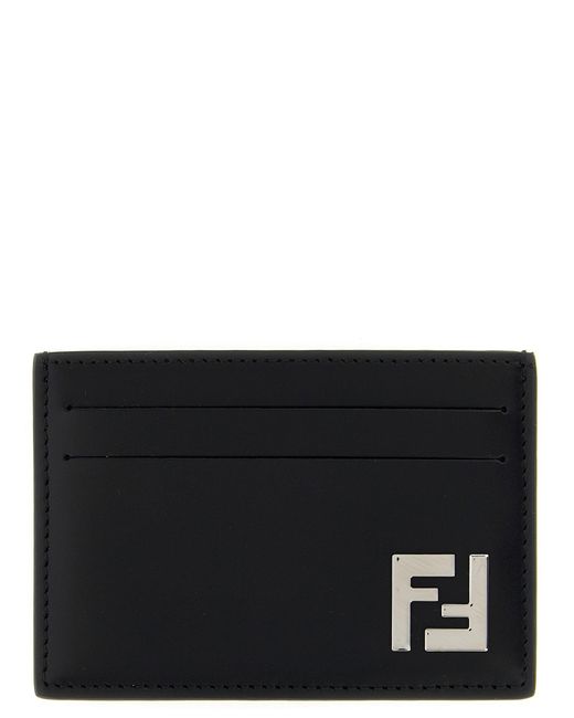Fendi Kartenetui "Slim Squared Ff" in Black für Herren