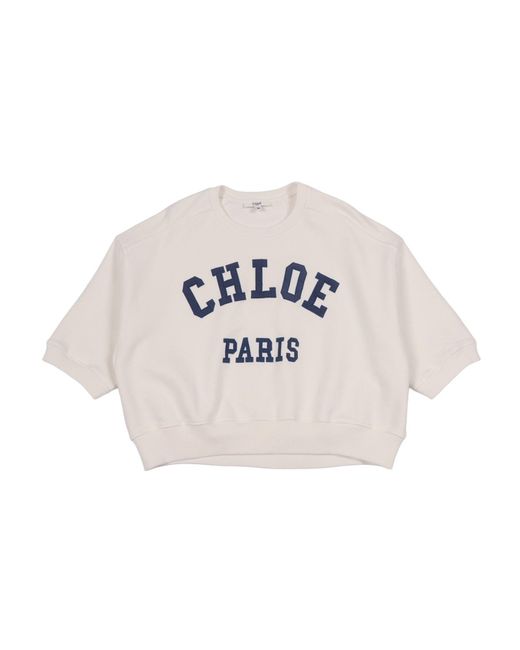 Chloé White Felpa