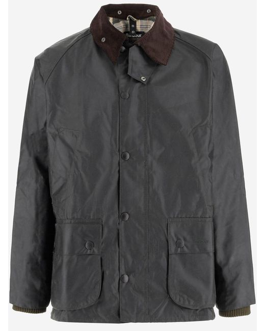 Barbour Bedale Gewaxt Jas in het Black
