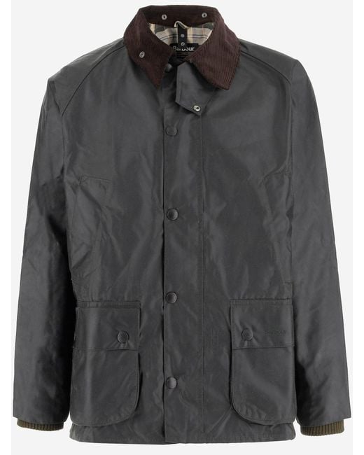 Barbour Black Bedale Waxed Jacket