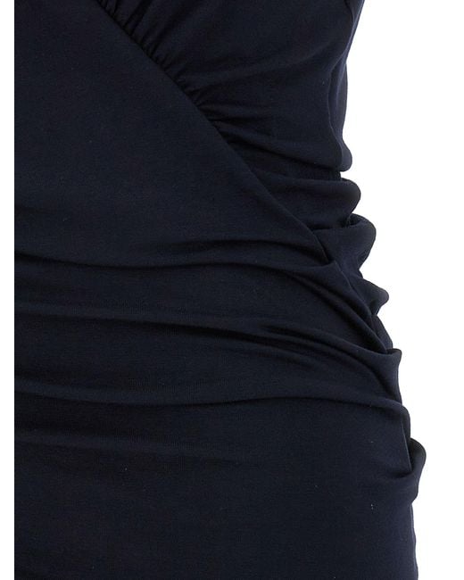 Robe de maillot Saint Laurent en coloris Blue