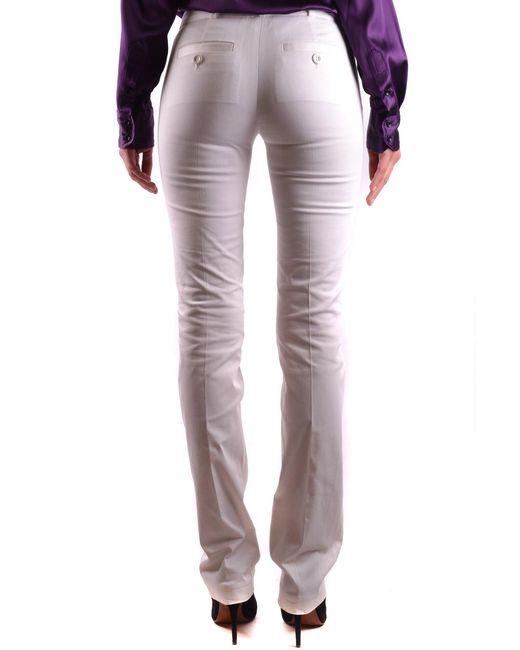 Dolce & Gabbana White Trousers D&g