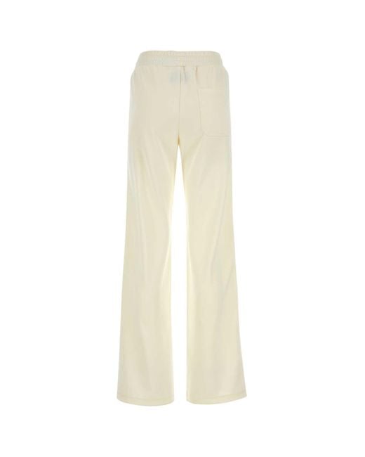 Golden Goose Deluxe Brand White Ivory Polyester Dorotea joggers