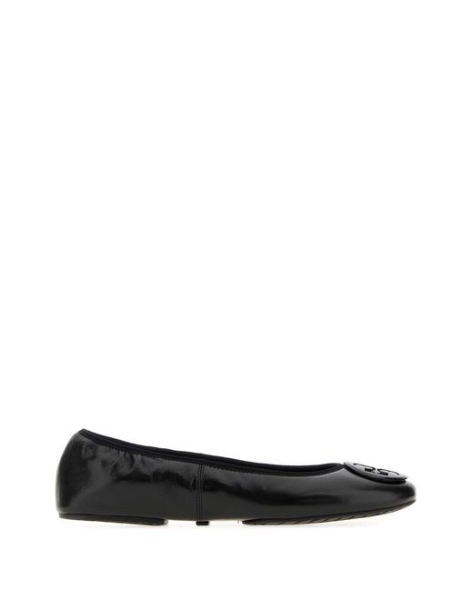 Tory Burch Black Reva Travel Ballet