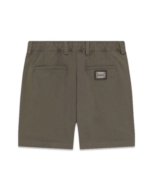 Dolce & Gabbana Gray Bermuda