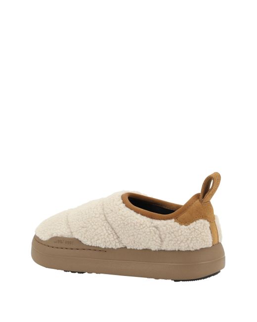 Moon Boot Mb Park Puffer Fleece in het Natural