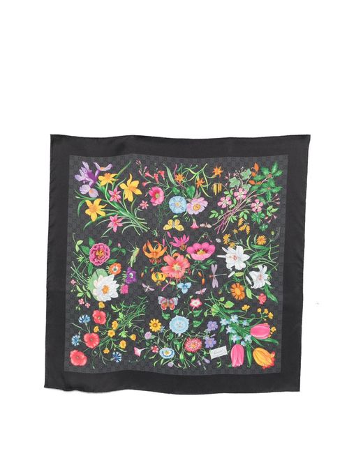 Gucci Black Scarfs