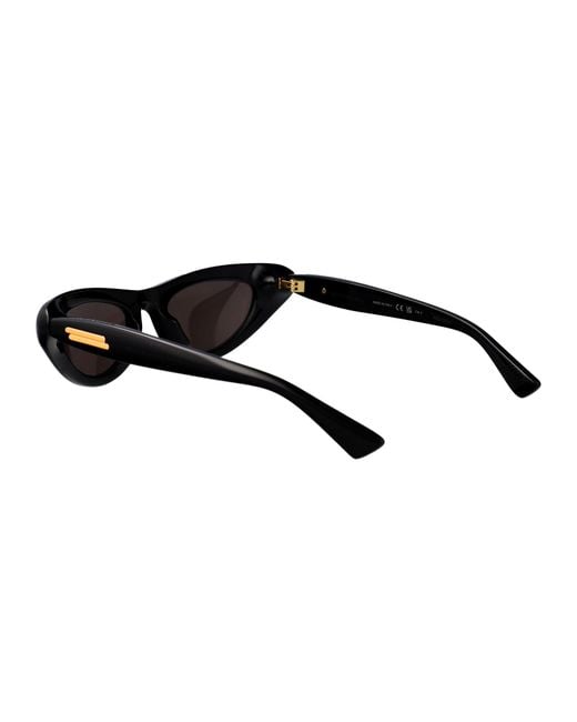 Bottega Veneta Black Acetate Sunglasses