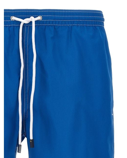 Short Massuit de maillot Barba Napoli en coloris Blue