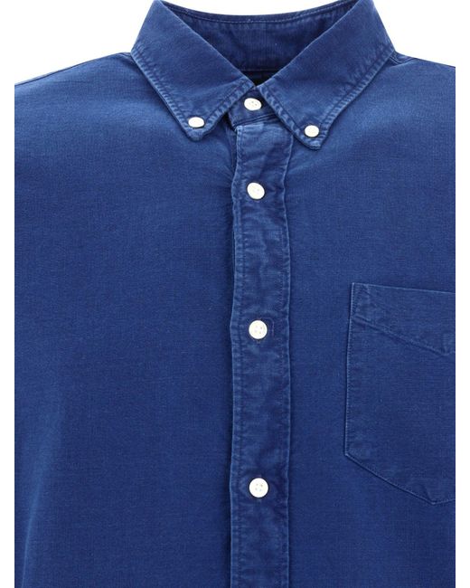 RRL Blue Oxford Shirt for men