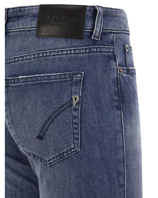 Jeans de poche à don de don de rose Dondup en coloris Blue