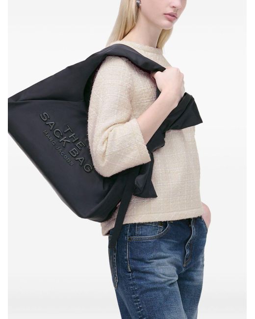 Marc Jacobs Black The Sack Nylon Handbag