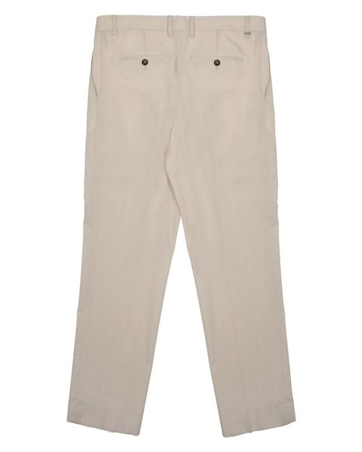 BE ABLE White Essential Mini Trousers For Ss26 for men