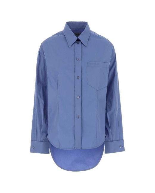 Balenciaga Blue Classic Solid Shirt
