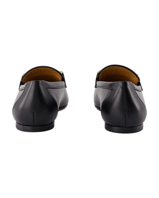Tod's Black Barreta Loafer Tod 's Lederschwarz