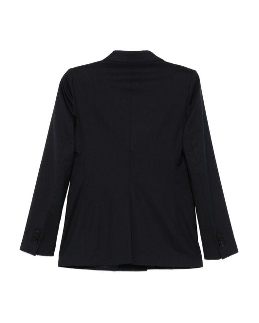 Tagliatore Blue Double-Breasted Blazer