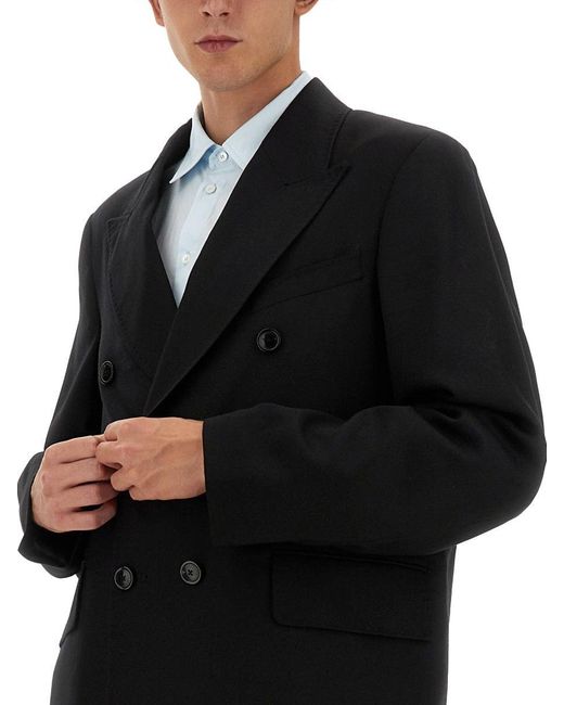 Our Legacy Black Double-Breasted Blazer