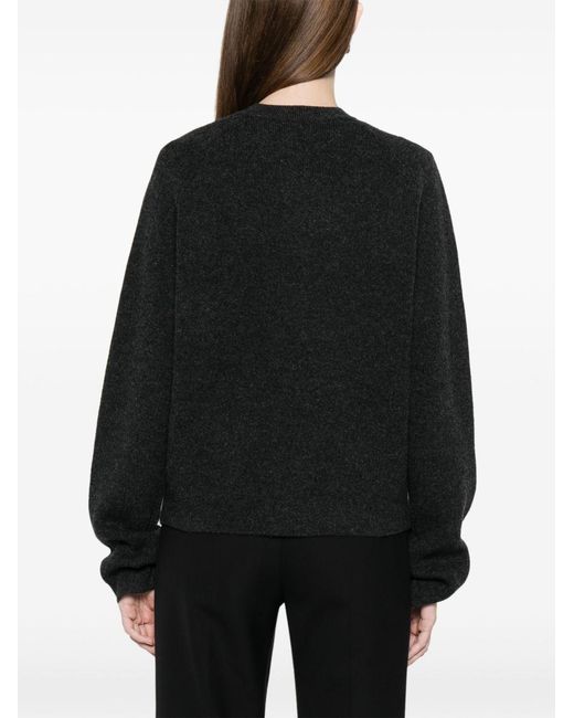 Totême  Black Wool Cardigan