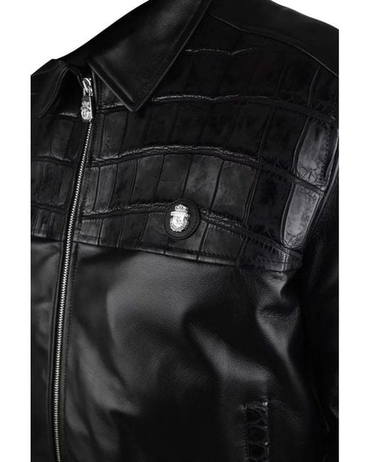 Billionaire Black Leather Jacket