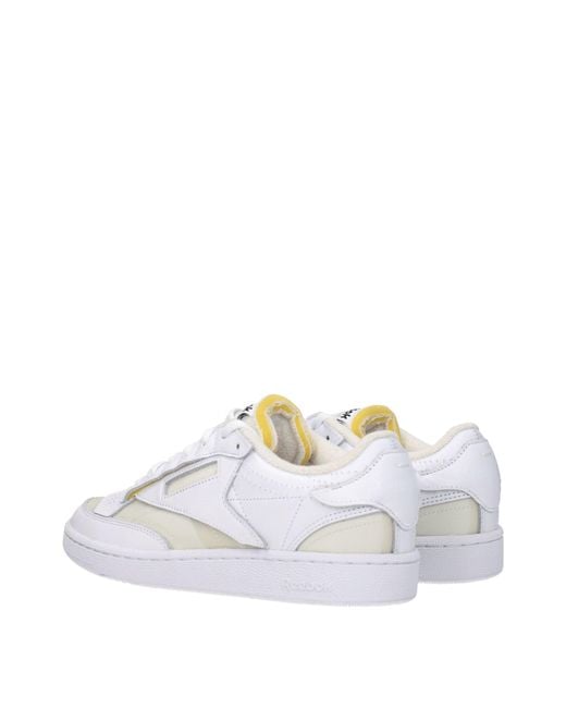 Maison Margiela White Club C Revenge Vintage Sneakers
