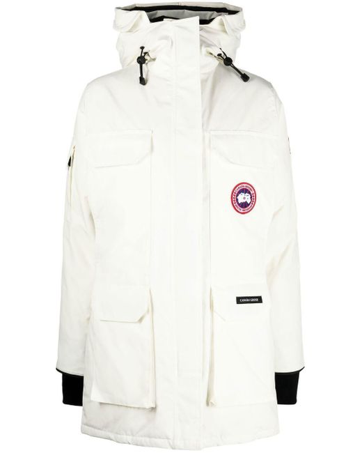 Canada Goose White Fusion Fit Expedition Parka Jacket