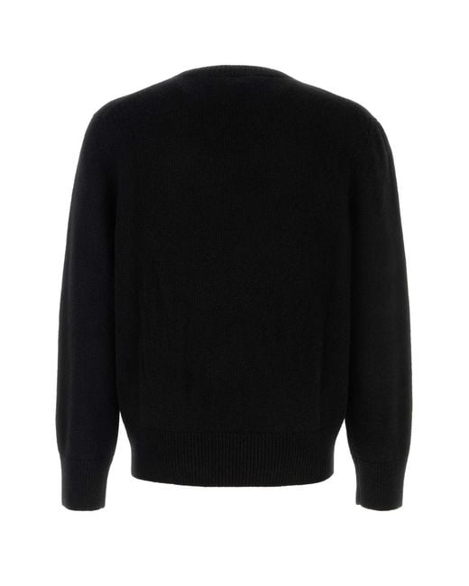 Burberry Black Wool Blend Sweater for men