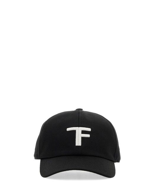 Tom Ford Baseballhut mit Logo in Black für Herren