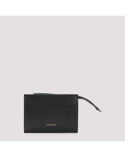 Givenchy Black Zipped Credit Card Case