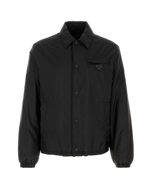 Prada Black Regular Jacket for men