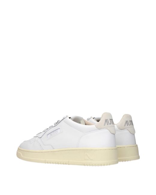Autry White Sneakers Medalist Leather