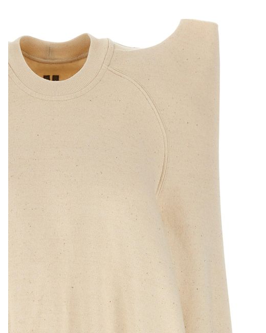 Rick Owens Natural 'Tecsweat' Sweatshirt
