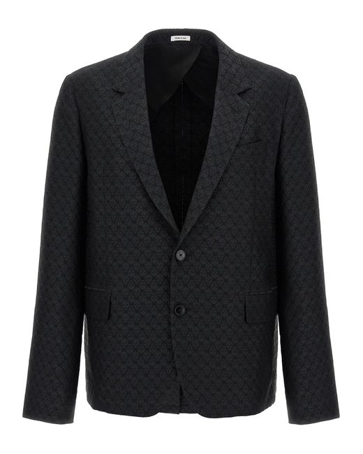 McQueen 'skull'-blazer in het Black voor heren