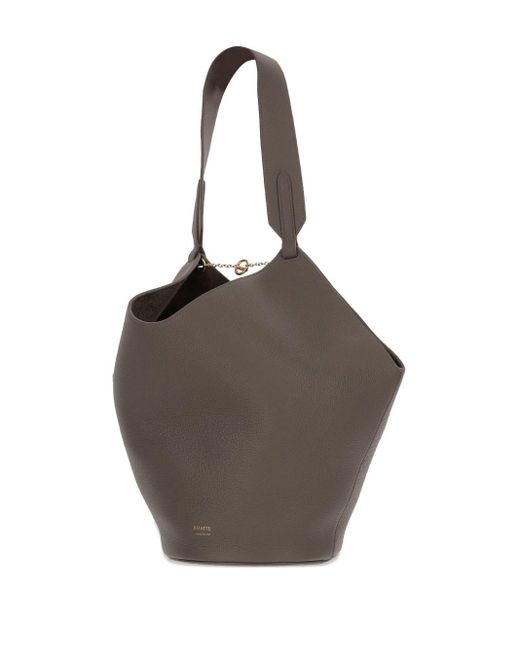 Sac Porté Épaule En Cuir Khaite en coloris Brown
