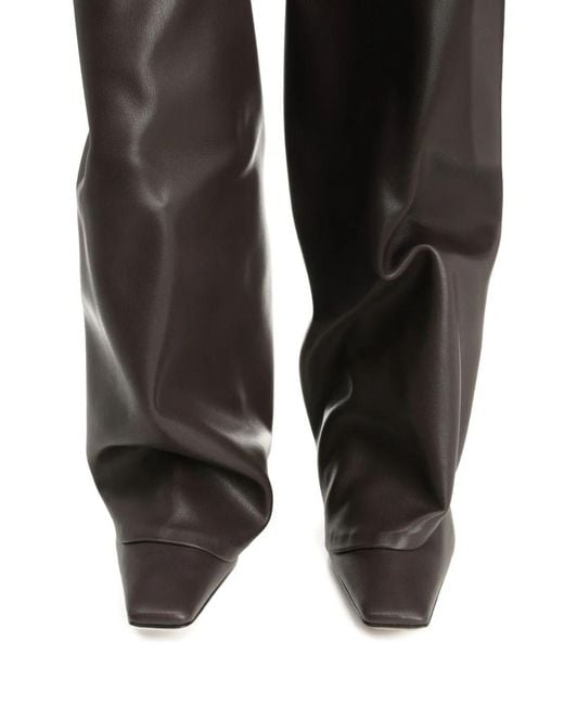 The Attico Black 'Robin Otk' Thigh High 95Mm for men