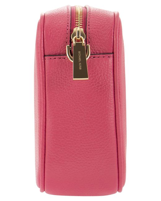 Ginny Leather Crossbody Sac MICHAEL Michael Kors en coloris Pink