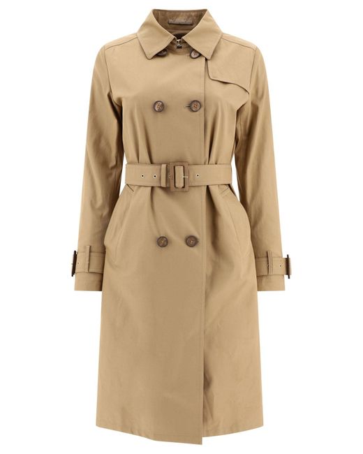 Herno Natural Delan Double Breasted Trenchcoat