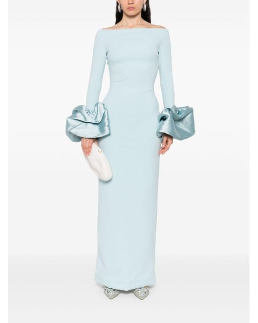 Solace London Blue Trost London Talia Maxi Kleid