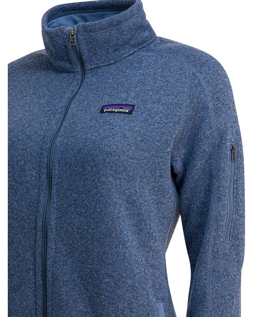 Patagonia Sweatshirt Met Rits "better Sweater". in het Blue