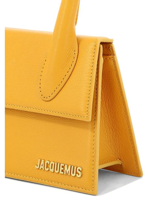 Jacquemus "le Chiquito Moyen" Handtas in het Yellow