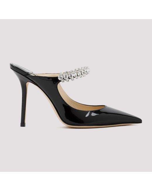 Jimmy Choo Black Bing 100 Patent Pump