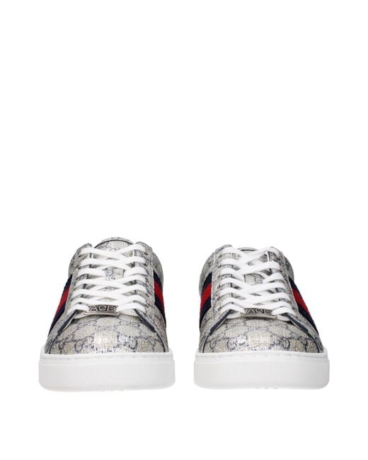 Gucci Multicolor Sneakers Ace Fabric for men