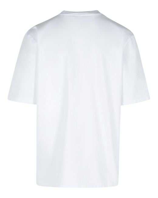 Camiseta de algodón blanco Marni de hombre de color White
